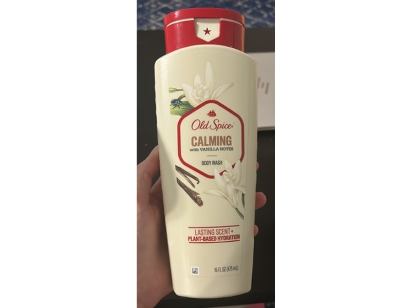 Old Spice Calming Body Wash, Vanilla, 16 fl oz/473 mL