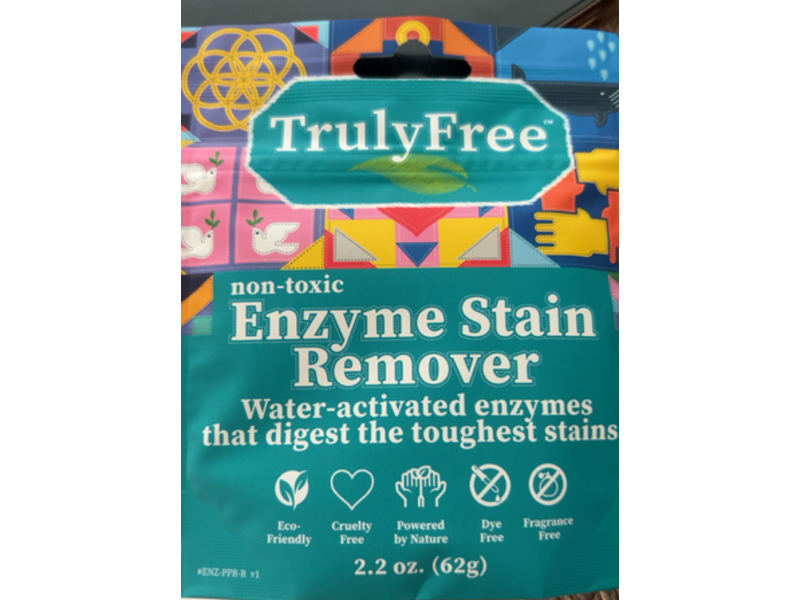 Truly Free Non Toxic Enzyme Stain Remover, 2.2 oz/62 g