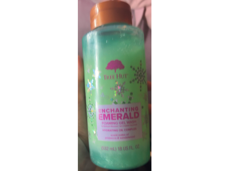Tree Hut Foaming Gel Wash, Enchanting Emerald, 18 fl oz/532 mL