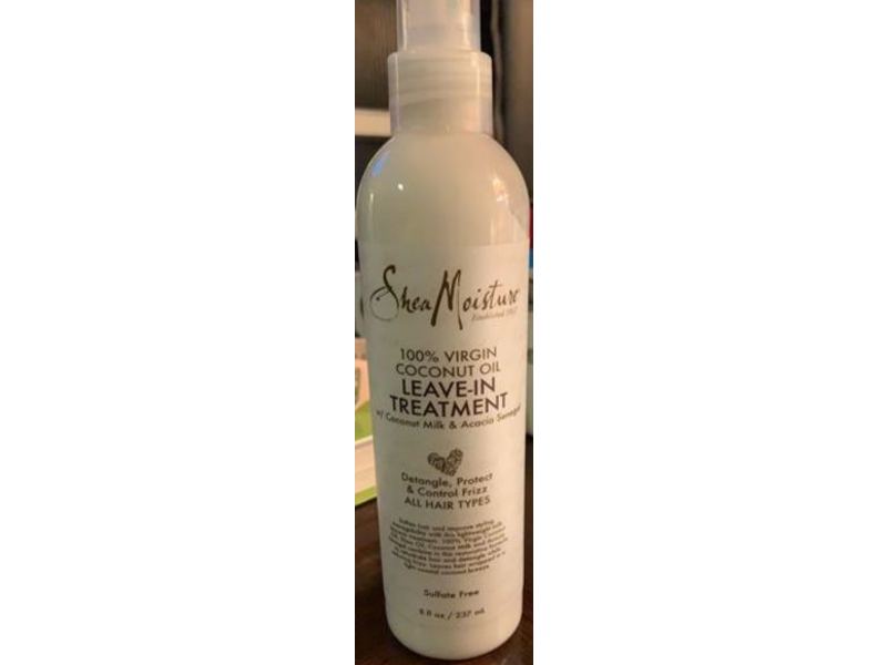 SheaMoisture Leave-In Treatment, Coconut Milk & Acacia Senegal, Sulfate Free, 8 fl oz/237 mL