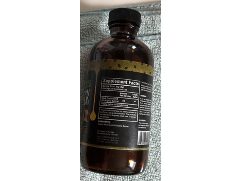 Maju Superfood Cold-Pressed Black Seed Oil, 8 fl oz