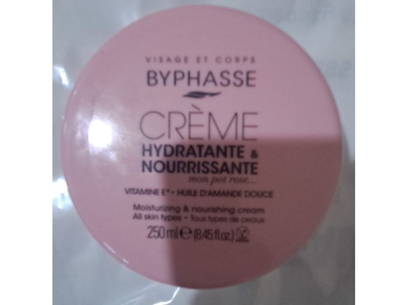 Byphasse Moisturizing & Nourishing Cream, 8.45 fl oz/250 mL