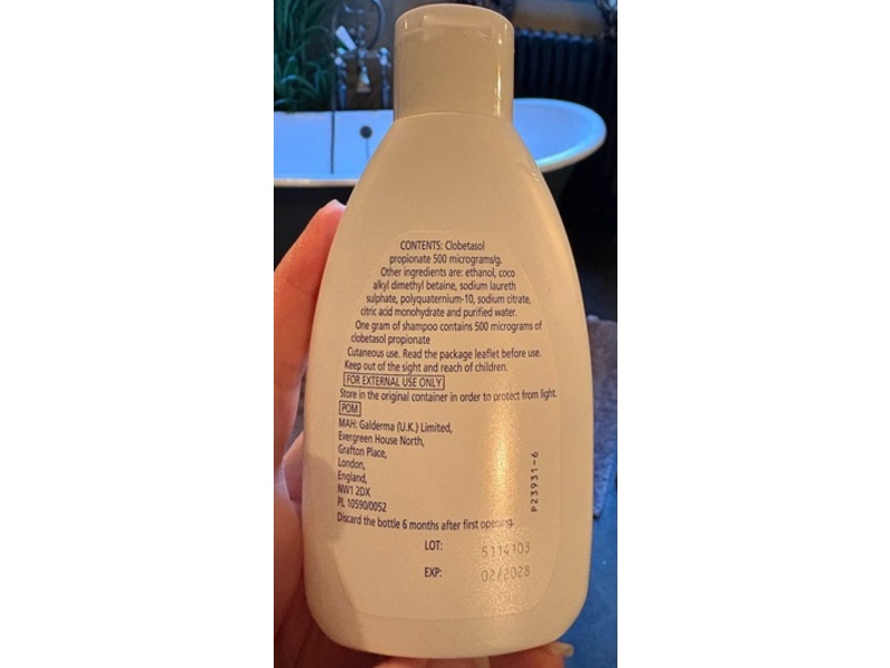 Etrivex (Clobetasol Propionate) Shampoo, 125 mL, Galderma (Rx)