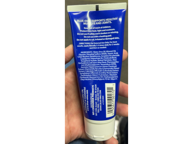 Blue Emu Original Super Strength Muscle & Joints Cream, 3 oz/88 g