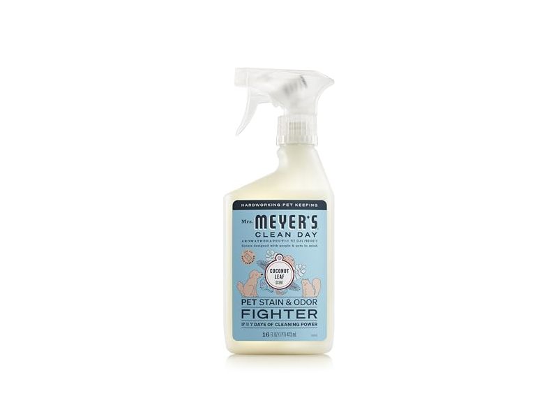 Mrs. Meyer's Clean Day Pet Stain & Odor Fighter, Coconut Leaf Scent, 16 fl oz/473 mL
