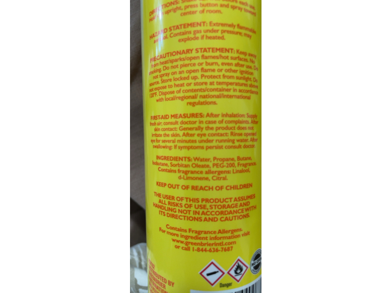 Sure Scents Air Freshener, Citrus, 10 oz/283 g