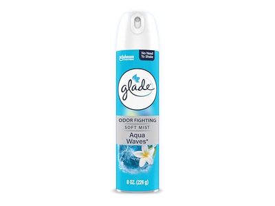 Glade Odor Fighting Soft Mist, Aqua Waves, 8 oz/226 g