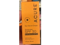 Acure Sun Serum Drops Sunscreen, SPF 30, 1 fl oz/30 mL - Image 3