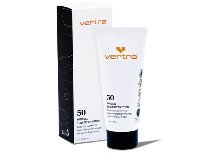 Vertra Mineral Sunscreen Lotion, SPF 50, 3 fl oz/89 mL