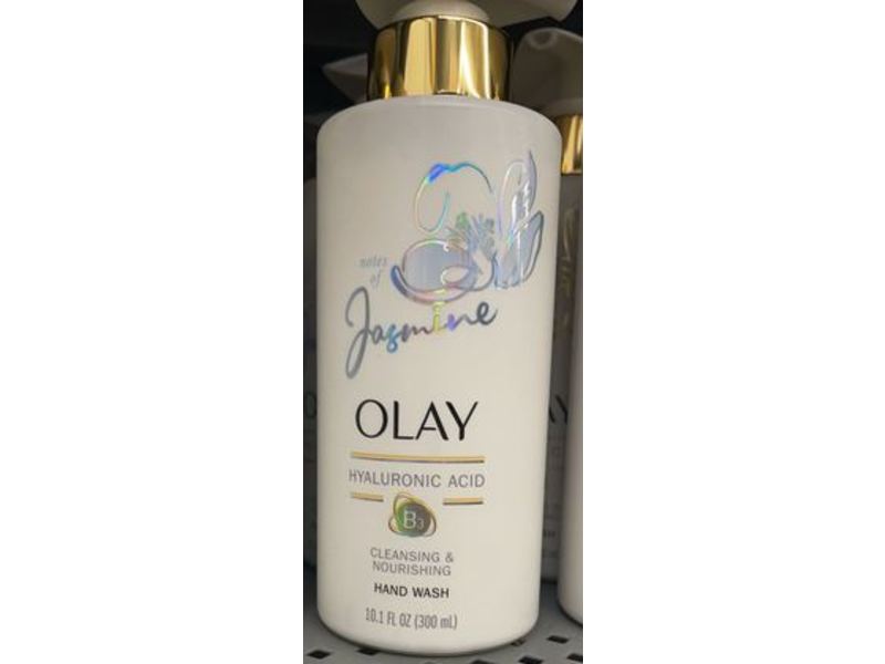 Olay Cleansing & Nourishing Hand Wash, Jasmine, 10.1 fl oz/300 mL