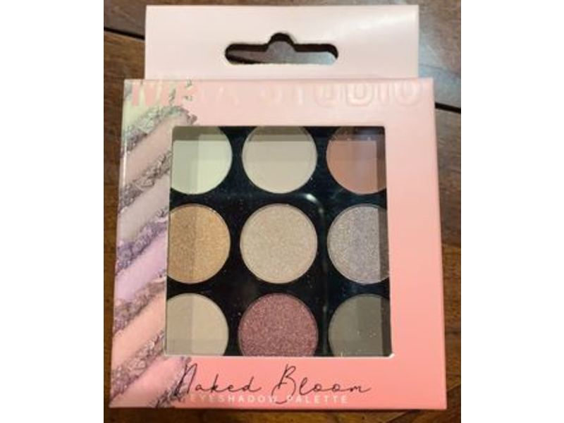 Max Studio Eyeshadow Palette, Naked Bloom, 0.25 oz/7 g