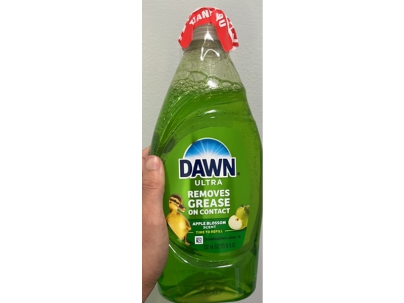 Dawn Dishwashing Liquid, Apple Blossom, 18 fl oz/532 mL