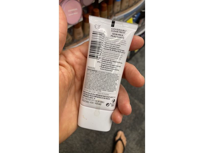 CoverGirl Clean Fresh Skin Milk Foundation, Light 540, 1 fl oz/30 mL.