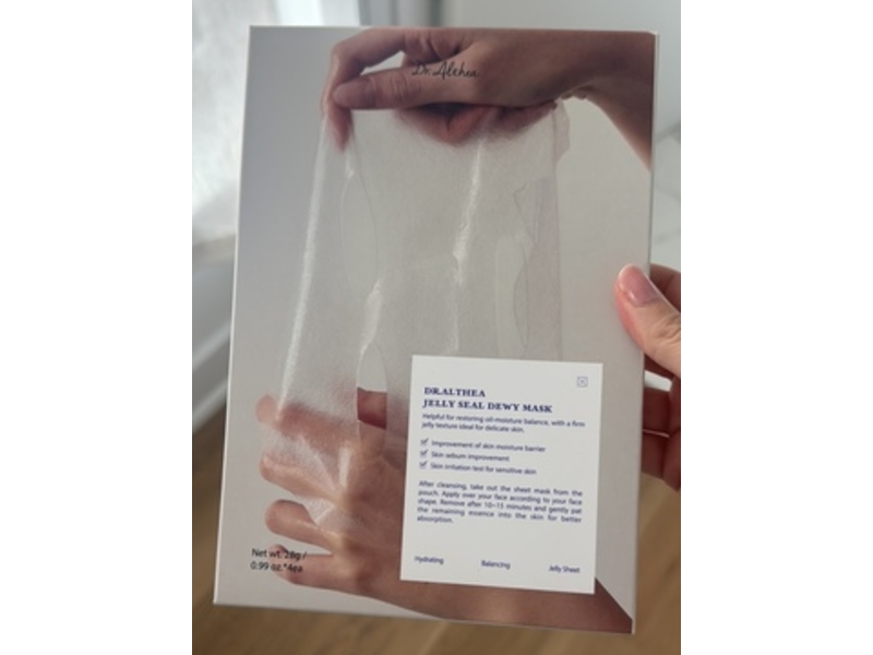 Dr.Althea Jelly Seal Dewy Mask, 0.99 oz/28 g, Pack Of 4
