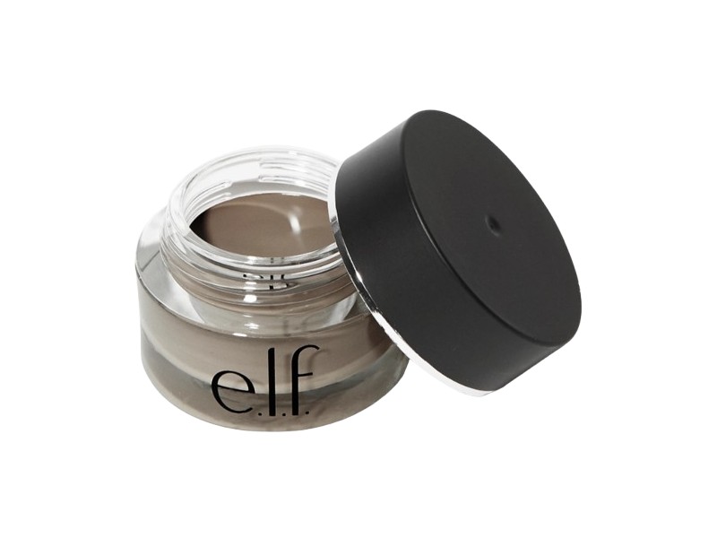 e.l.f. Cosmetics Lock On Eyeliner & Brow Cream, Medium Brown, 0.19 oz