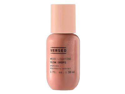 Versed Mood Lighting Glow Drops, Rose, 1 fl oz/30 mL