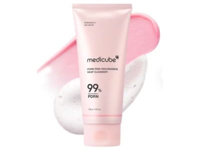 Medicube PDRN Pink Niacinamide Whip Cleanser, 4.23 oz/120 g