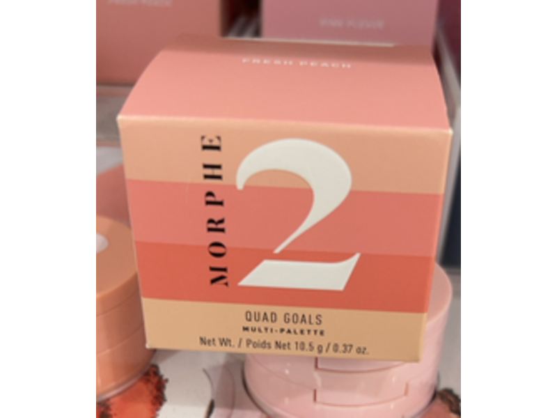 Morphe 2 Quad Goals Multi-Palette, Fresh Peach, 10.5 g