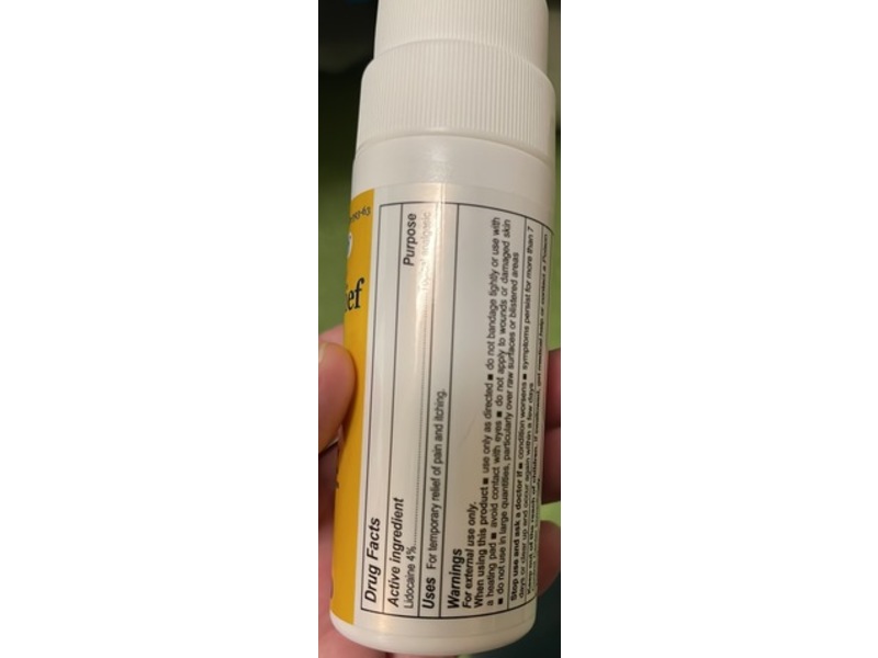A+Health Maximum Strength Pain Relief Roll-On, Lidocaine 4%, Aloe, 2.5 fl oz/74 mL