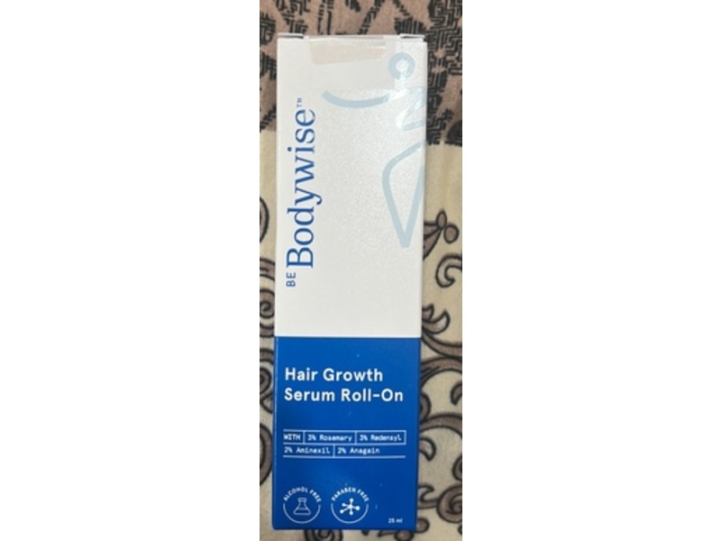 Be Bodywise Hair Growth Serum Roll-On, 25 mL