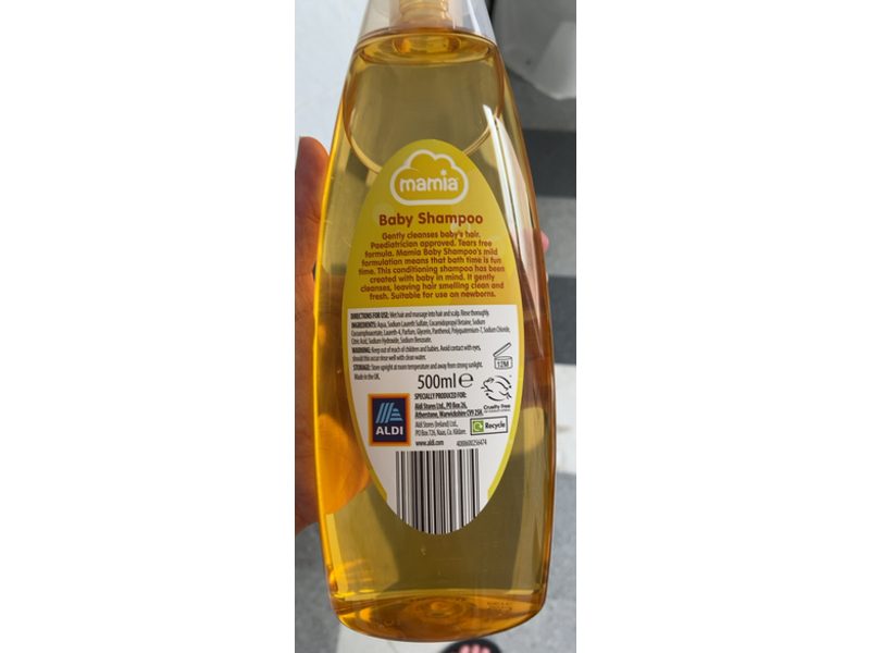 Mamia Gently Cleanses Baby Shampoo, 500 mL