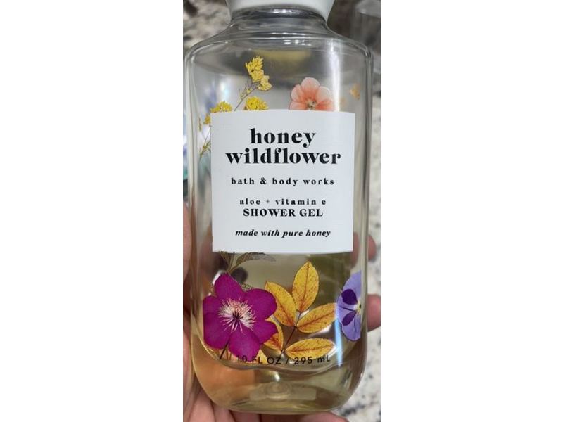 Bath & Body Works Shower Gel, Honey Wildflower, 10 fl oz/295 mL