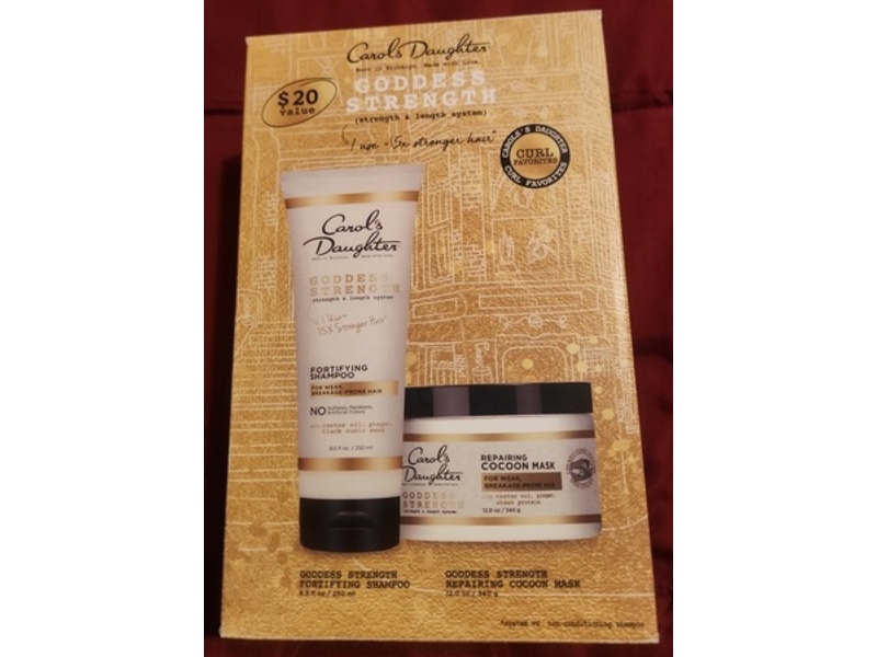 Carol's Daughter Goddess Strength Fortifying Shampoo & Repairing Cocoon Mask Duo