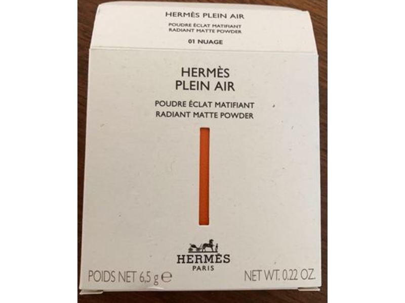 Hermes Radiant Matte Powder, 01 Nuage, 0.22 oz/6.5 g