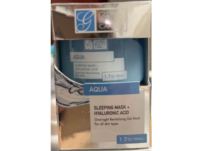 Global Beauty Care Aqua Sleeping Mask, 1.7 oz/50 mL
