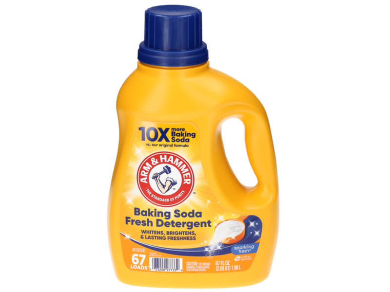 Arm & Hammer Baking Soda Fresh Detergent, Sparkling Fresh, 67 fl oz/1.98 L