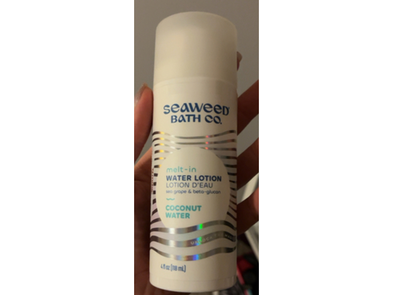 Seaweed Bath Co. Melt - In Water Lotion, Coconut Water, 4 fl oz/118 mL
