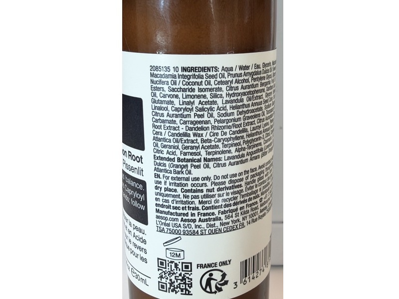 Aesop Solais Replenishing Hand Serum, 1 fl oz/30 mL