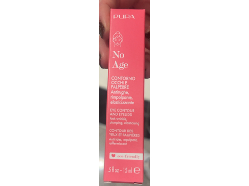 Pupa Milano No Age Eye Contour & Eyelids Cream, 0.5 fl oz/15 mL