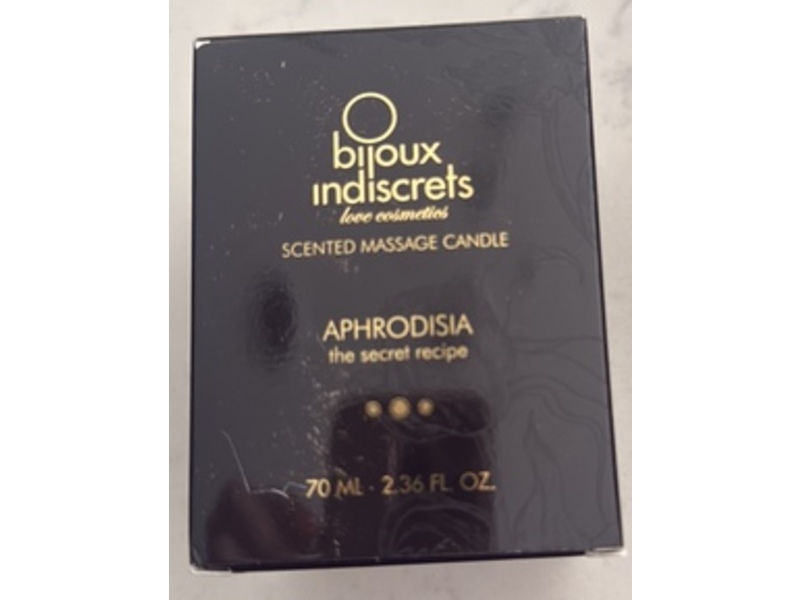 Bijoux Indiscrets Scented Massage Candle, Aphrodisia, 2.36 fl oz/70 mL
