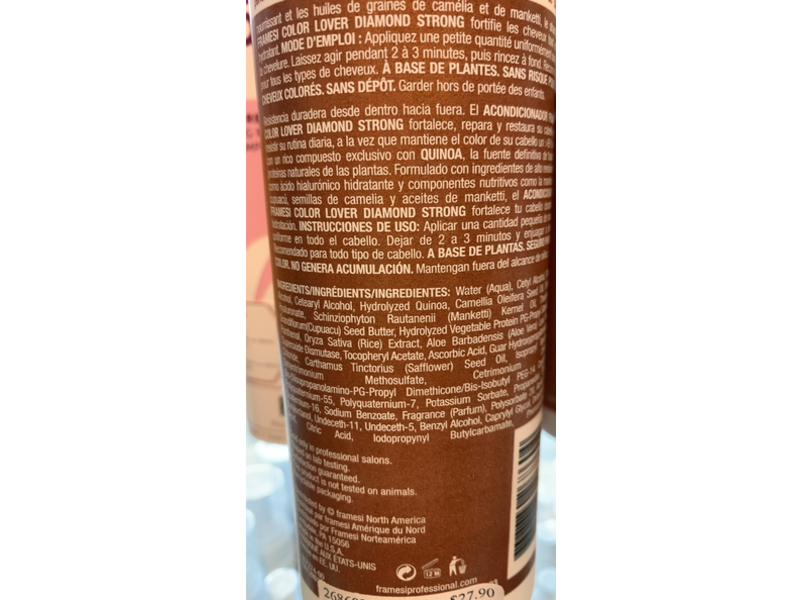 Framesi Color Lover Diamond Strong Conditioner, 16.9 fl oz/500 mL