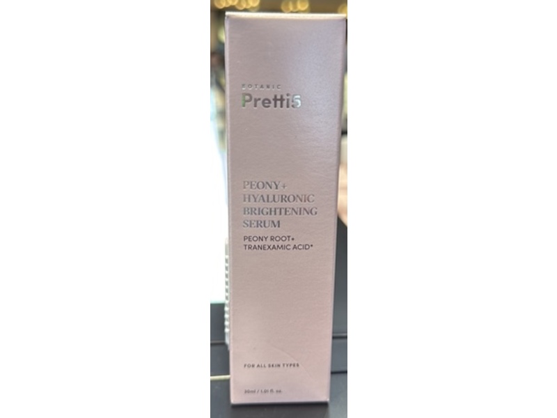 Botanic Pretti5 Peony + Hyaluronic Brightening Serum, 1.01 fl oz/30 mL