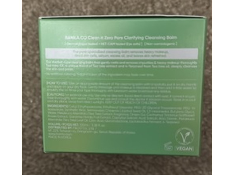 Banila Co Clean It Pore Clarifying Cleansing Balm, 3.38 fl oz/100 mL