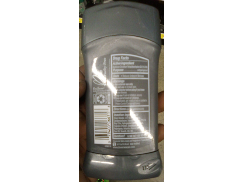 Dove Men + Care Antiperspirant, Clean Comfort, 2.7 oz/76 g