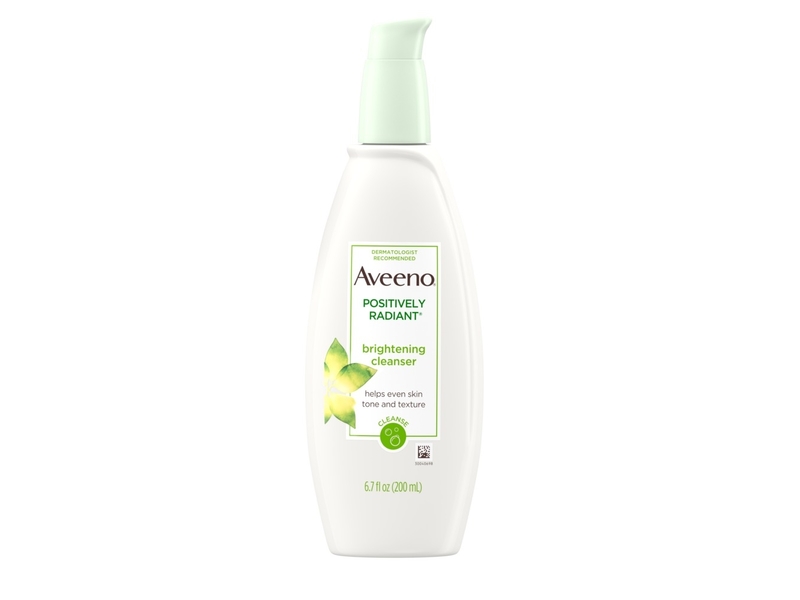 Aveeno Positively Radiant Brightening Cleanser,6.7 fl oz/200 mL
