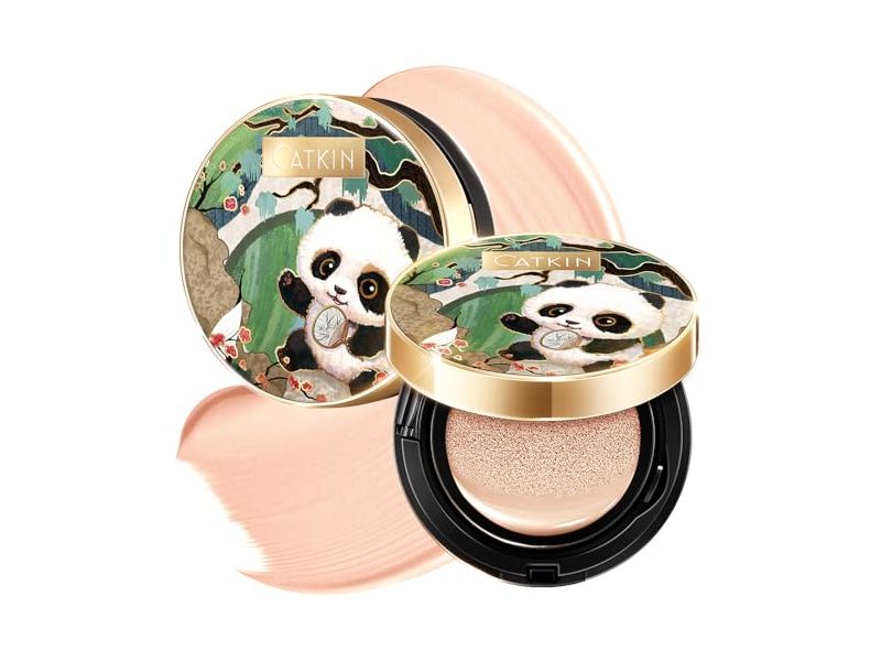 Catkin Panda Land Coverage Cushion BB Cream, C02 Light Beige, 1.06 oz