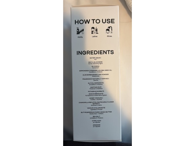 Based Body Wash, Santal Sandalwood, 16 fl oz/475 mL