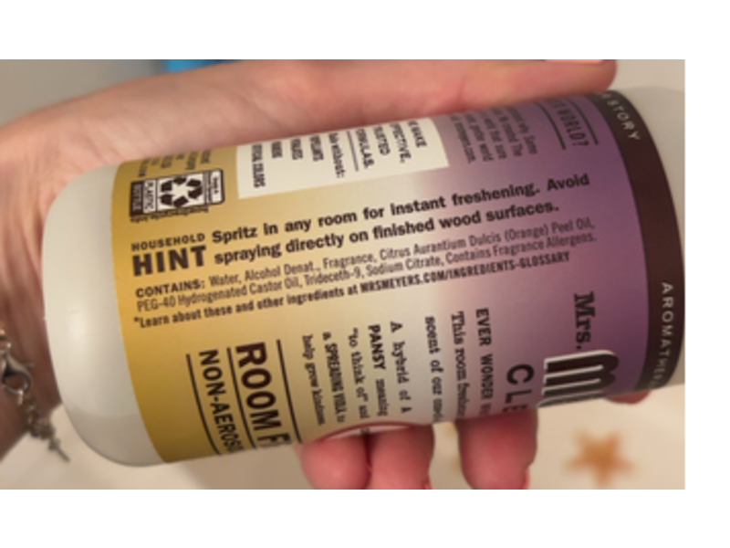 Mrs. Meyer's Clean Day Room Freshener, Compassion Flower, 8 fl oz/236 mL