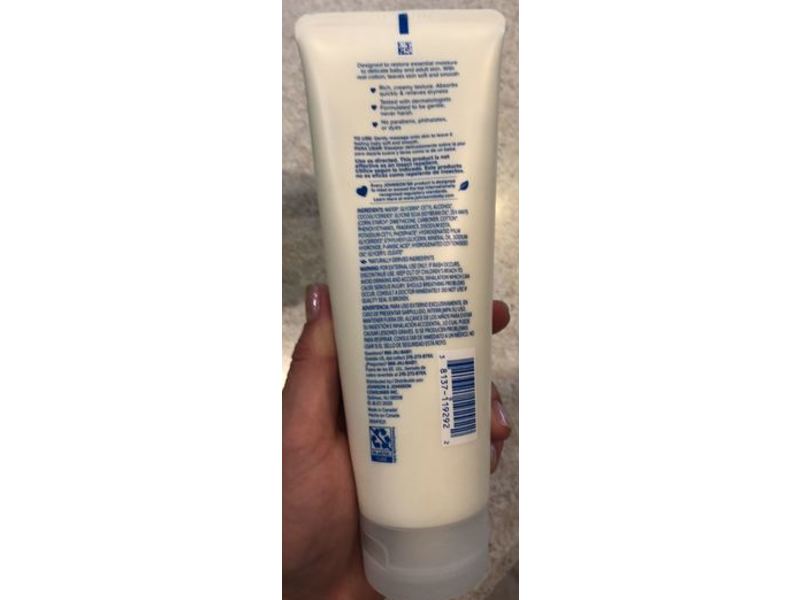 Johnson's Creamy Oil, Cottontouch, 8 fl oz/236 mL