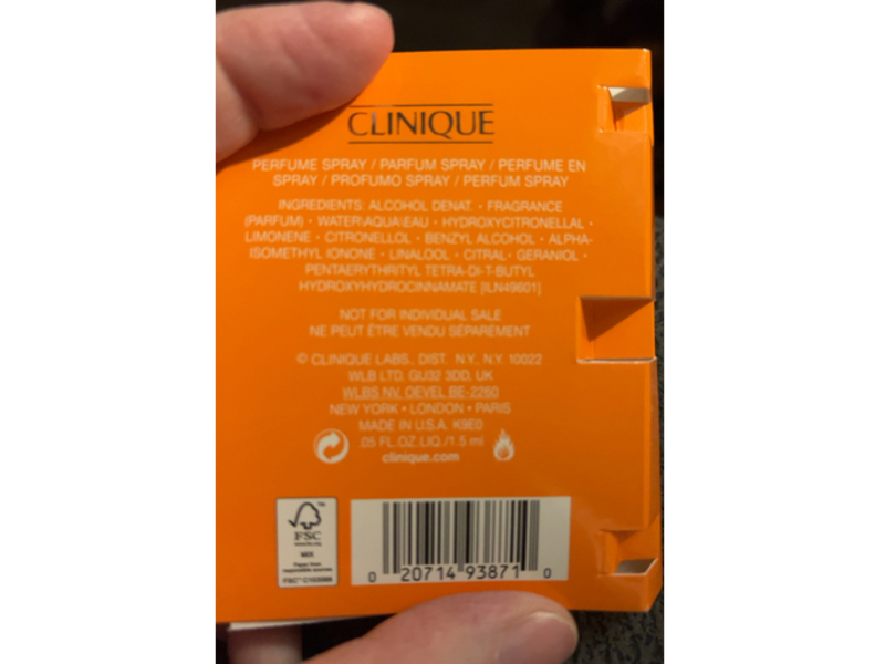 Clinique Happy Perfume Spray, 0.05 fl oz/1.5 mL