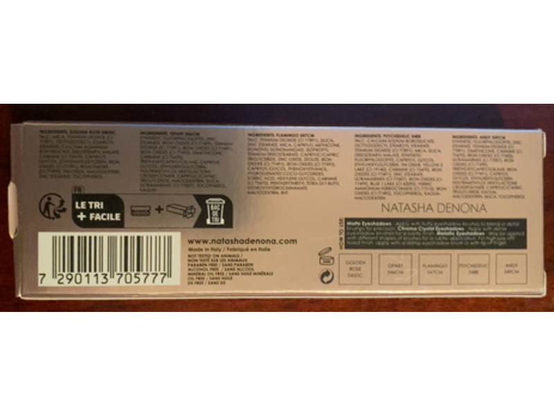 Natasha Denona Mini Rose Eyeshadow Palette, 0.028 oz/0.8 g