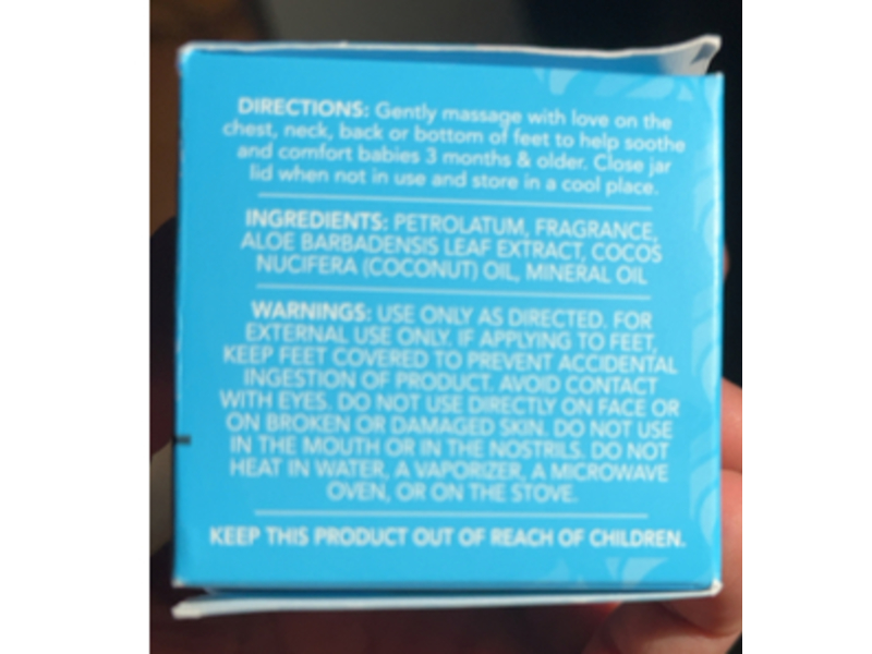 Vicks Soothes & Comforts BabyRub Ointment, 1.76 oz/50 g