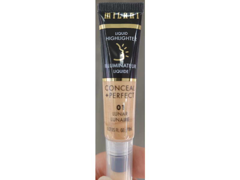 Milani Conceal + Perfect Liquid Highlighter, 01 Lunar, 0.2 fl oz/8 mL