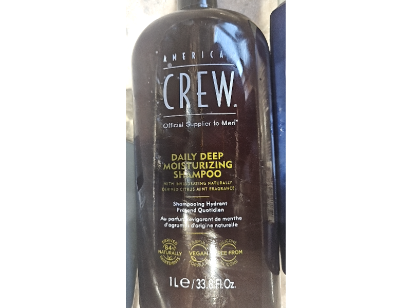 American Crew Daily Deep Moisturizing Shampoo, 33.8 fl oz/1 L