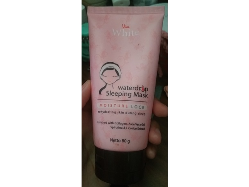 Viva Waterdrop Sleeping Mask, White, 80 g