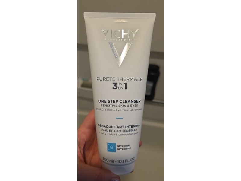 Vichy Purete Thermale 3 In 1 One Step Cleanser, 10.1 fl oz/300 mL